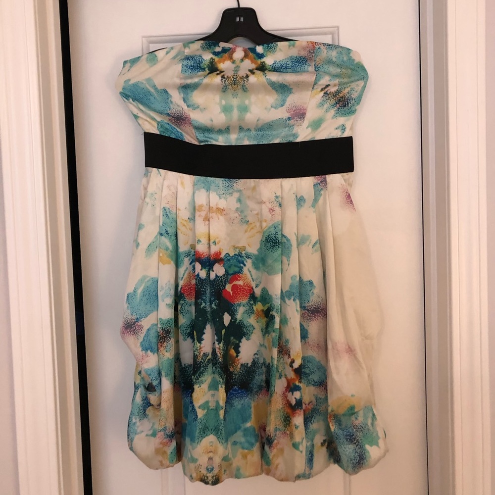 H&M silk mini bubble dress